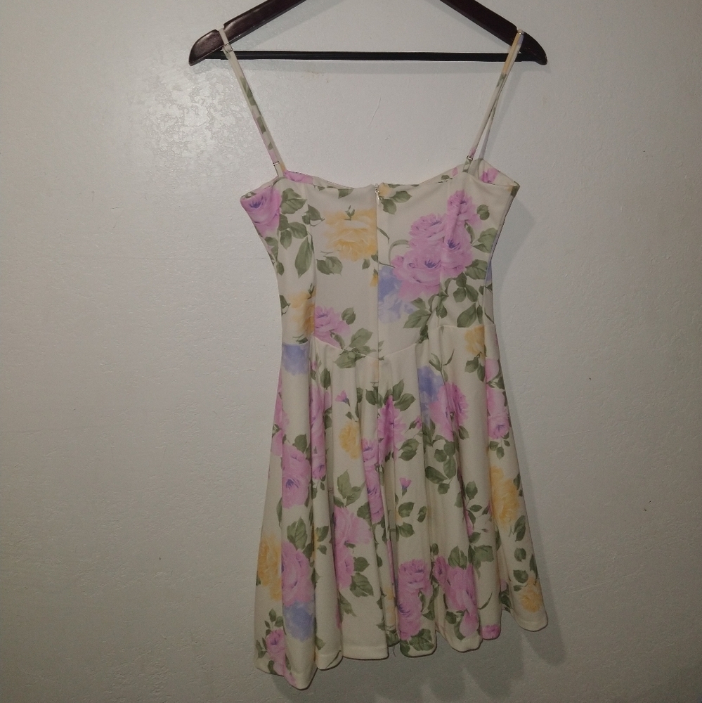 ZARA (BLOGGERS FAV) Floral Mini Corset Dress - Picture 11 of 11